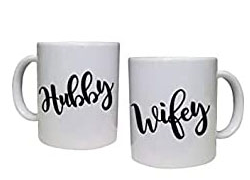 Hubby and Wifey Mugs